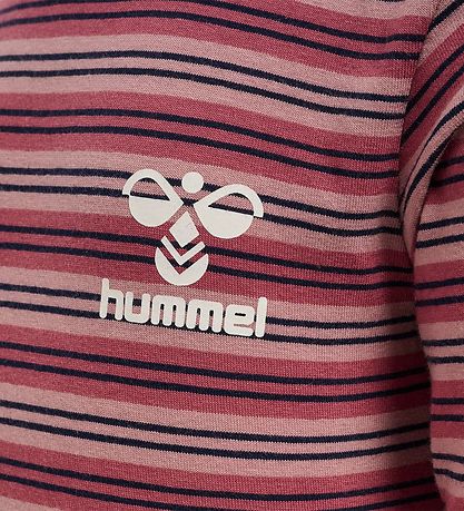 Body m/l Hummel - HmlUnited - Rayures - Rose des bois Body m/l Hummel - HmlUnited - Rayures - Rose des bois