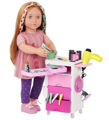 Our Generation Doll Accessories - Hairdressing trolley