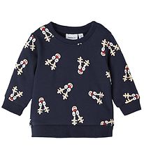 Name It Sweatshirt - NbnRachristmas - Dark Sapphire Name It Sweatshirt - NbnRachristmas - Dark Sapphire