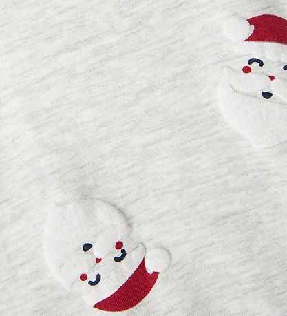 Name It Sweatshirt - NbnRachristmas - Light Grey Melange Name It Sweatshirt - NbnRachristmas - Light Grey Melange