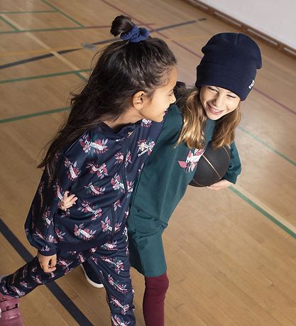 Hummel Dress - hmlSaga Hoodie Dress - Deep Teal