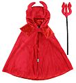 Den Goda Fen Costume - Devil Cloak - Red Den Goda Fen Costume - Devil Cloak - Red