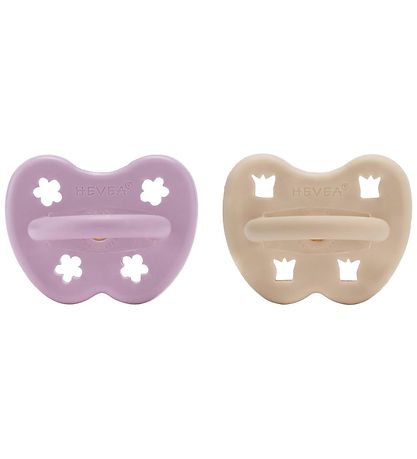 Hevea Dummies - 3-36 Mths. - 2-Pack - Natural Rubber - Light Orc