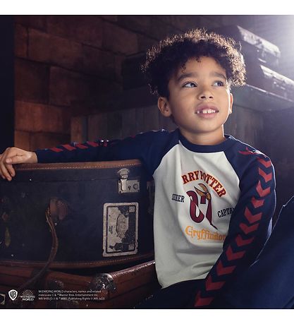 Blouse Hummel - hmlHarry Potter Boys - Marshmallow/Marine av. Im