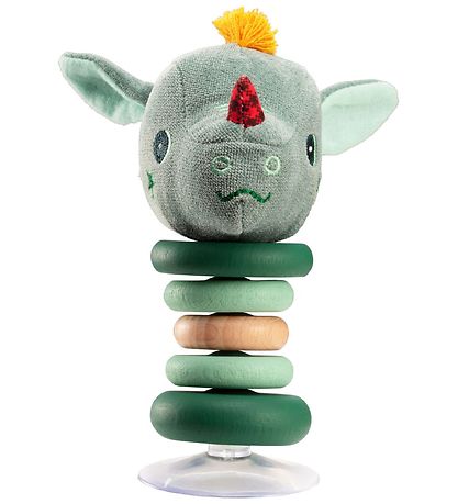 Lilliputiens Rattle With Swing - Joe - Green Lilliputiens Rattle With Swing - Joe - Green