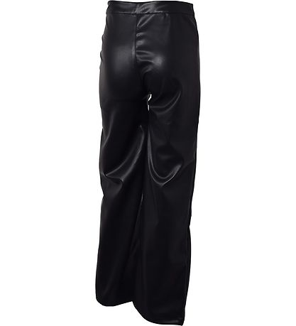 Hound Trousers - Wide PU - Black