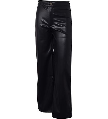 Hound Buxur - Breiður PU - Black Hound Buxur - Breiður PU - Black