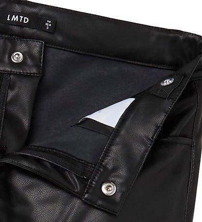 LMTD Trousers - PU - NlfRu - Black LMTD Trousers - PU - NlfRu - Black