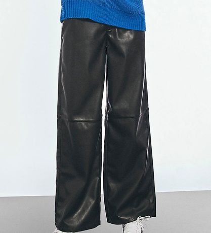 LMTD Trousers - PU - NlfRu - Black