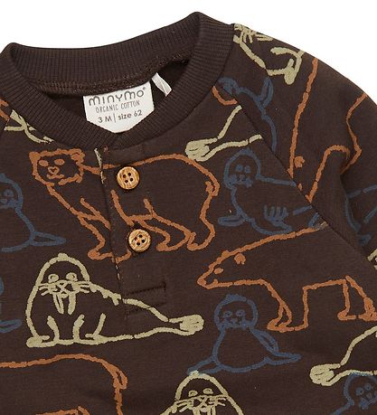 Minymo Sweatshirt - Java w. Walrus