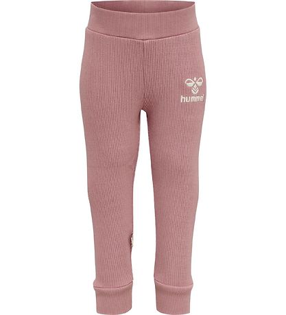 Hummel Leggings - Rib - hmlSami - Woodrose