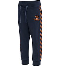 Hummel Joggebukser - hmlPuk - Black Iris Hummel Joggebukser - hmlPuk - Black Iris