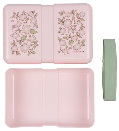 A Little Lovely Company Lunchbox - 850 mL - Blossoms Pink