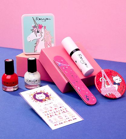 Rosajou Makeup Set - Blush/Lipstick/Nail Polish ect.. - 7 Parts