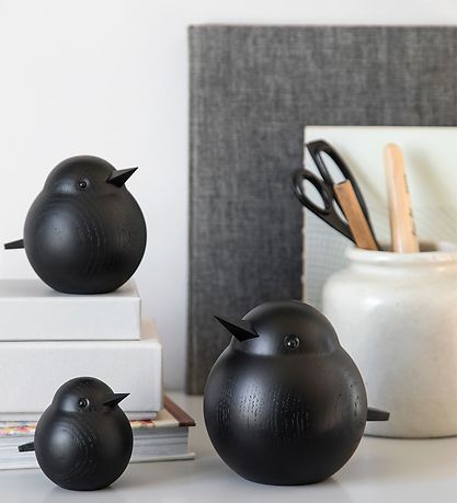 Novoform Holzfigur - Baby Sparrow - Black gebeizt Novoform Holzfigur - Baby Sparrow - Black gebeizt