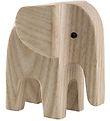 Novoform Wooden Figure - Baby Elephant - Natural Ash Novoform Wooden Figure - Baby Elephant - Natural Ash