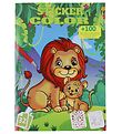 Megastar Colouring Book w. Stickers - 32 Pages - Animals Megastar Colouring Book w. Stickers - 32 Pages - Animals