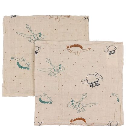 Pippi Baby Hydrofiele Doek - 6-pack - 65x65 cm - Deep Lichen Gre