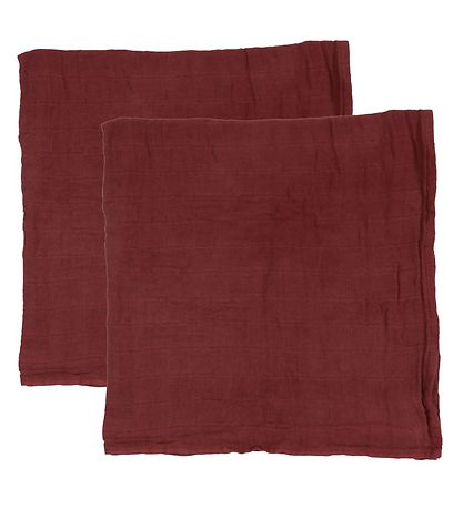 Pippi Baby Muslin Cloths - 6-Pack - 65x65 cm - Old Rose