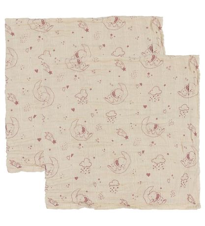 Pippi Baby Muslin Cloths - 6-Pack - 65x65 cm - Sheer Bliss