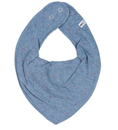 Pippi Baby Drool bib - 3-Pack - Ashley Blue