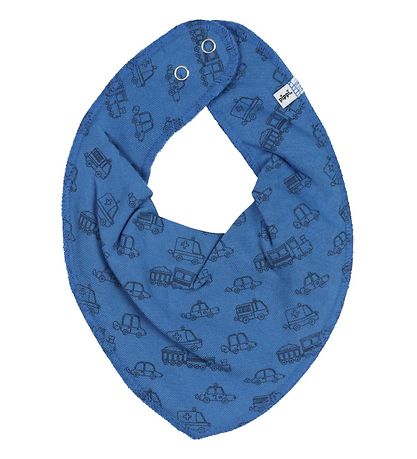 Pippi Baby Drool bib - 3-Pack - Vallarta Blue