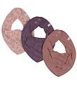 Pippi Baby Drool bib - 3-Pack - Burlwood Pippi Baby Drool bib - 3-Pack - Burlwood