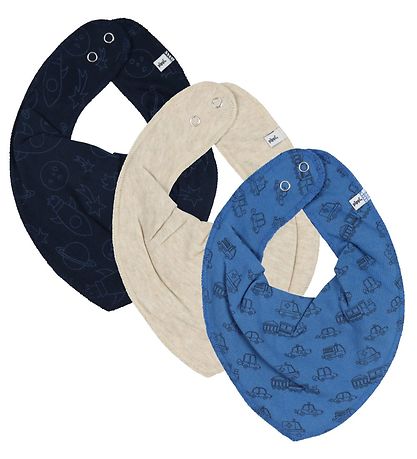 Pippi Bib - 5-Pack - Ashley Blue Pippi Bib - 5-Pack - Ashley Blue