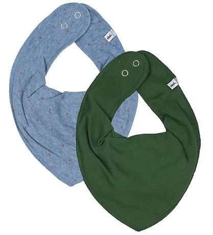 Pippi Bib - 5-Pack - Ashley Blue Pippi Bib - 5-Pack - Ashley Blue