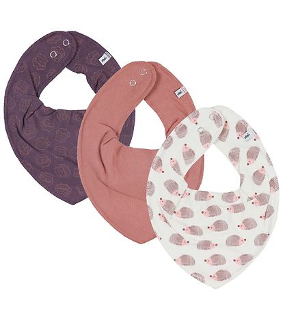 Pippi Baby Dregelhaklapp - 5-pack - Gammal Rose