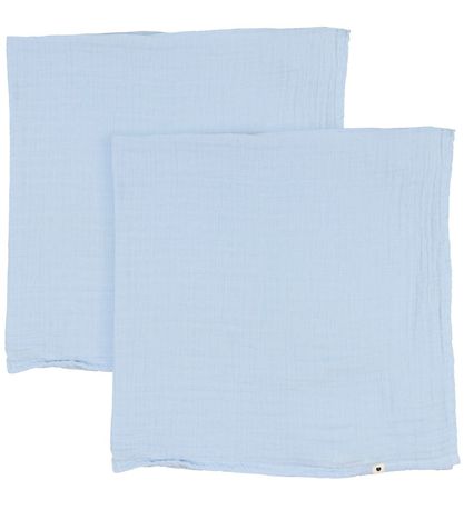 BIBS Muslin Cloths - 2-Pack - 70x70 cm - Baby Blue