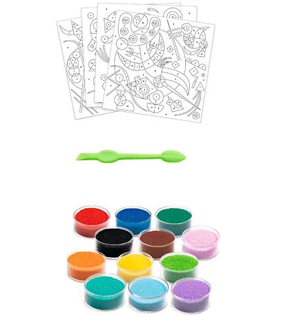 Djeco Kreativt leker - 4 Motiver - Abstrakte motiver Djeco Kreativt leker - 4 Motiver - Abstrakte motiver