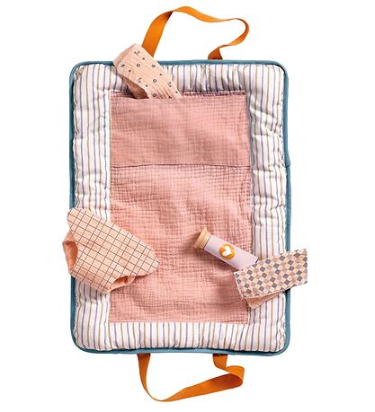 Djeco Doll Accessories - Changing Bag - Blue Flight Djeco Doll Accessories - Changing Bag - Blue Flight