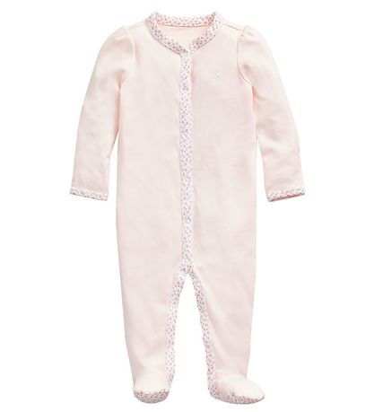 Polo Ralph Lauren Strampler - Rosa m. Blumen