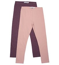 Minymo Leggings - 2-Pack - Misty Rose Minymo Leggings - 2-Pack - Misty Rose