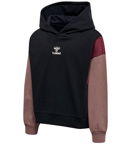 Hummel Hoodie - hmlPaloma - Black w. Red/Brown