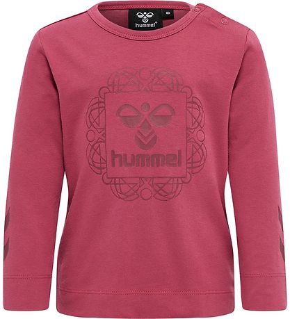 Hummel Blússa - hmlHelga Stuttermabolur L/S - Jarðrauður