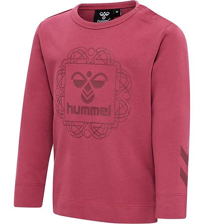 Hummel Blússa - hmlHelga Stuttermabolur L/S - Jarðrauður