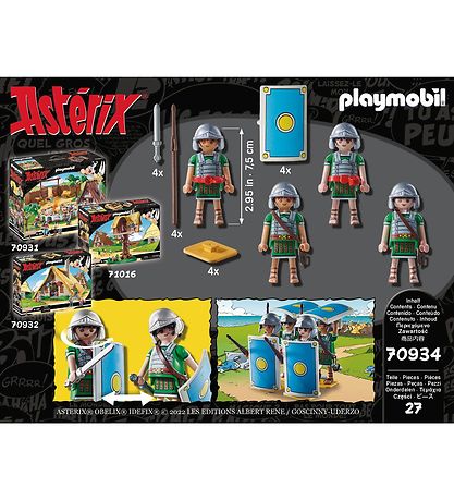 Playmobil Asterix - Rooman joukot - 70934 - 27 Osaa