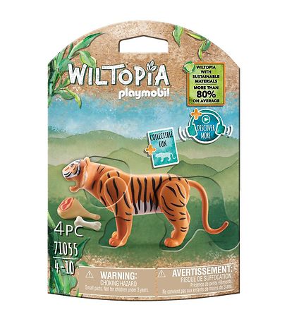 Playmobil Wiltopia - Tígur - 71055 - 4 Partar