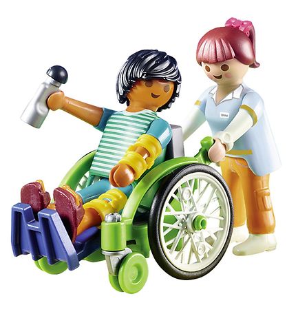 Playmobil City Life - Patient In Wheelchair - 70193 - 20 Parts