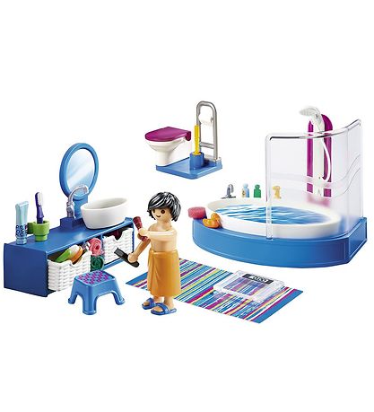Playmobil Dollhouse - 욕조가 있는 욕실 - 70211 - 51개 부품