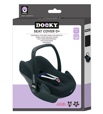 Dooky Sitzbezug Für Kindersitz - 0+ - Schwarz