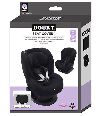 Dooky Sætishlíf Fyrir Barnabílstóll - Svart