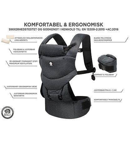 Dooky Voetenzak - Urban Comfort - Grey Saffier