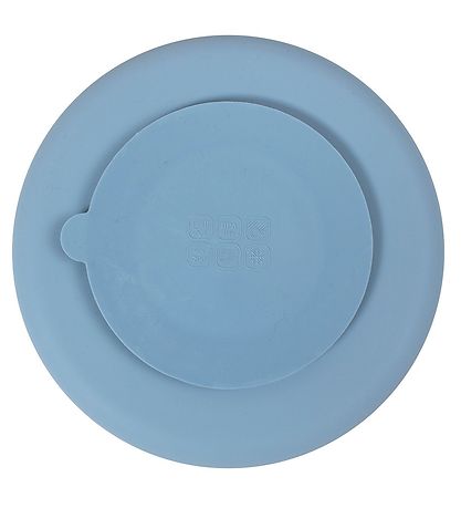 Filibabba Plate - Silicone - Partitioned - Powder Blue Filibabba Plate - Silicone - Partitioned - Powder Blue