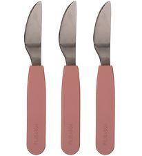 Filibabba Silicone Knives - 3-Pack - Rose Filibabba Silicone Knives - 3-Pack - Rose