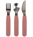 Filibabba Silicone Cutlery - Rose Filibabba Silicone Cutlery - Rose