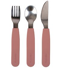 Filibabba Silicone Cutlery - Rose