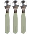 Filibabba Silicone Spoons - 3-Pack - Green Filibabba Silicone Spoons - 3-Pack - Green